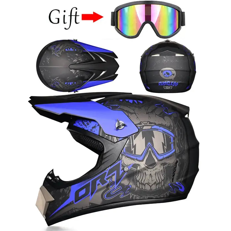 Orz Motocross Off Road Helmet — product view 2