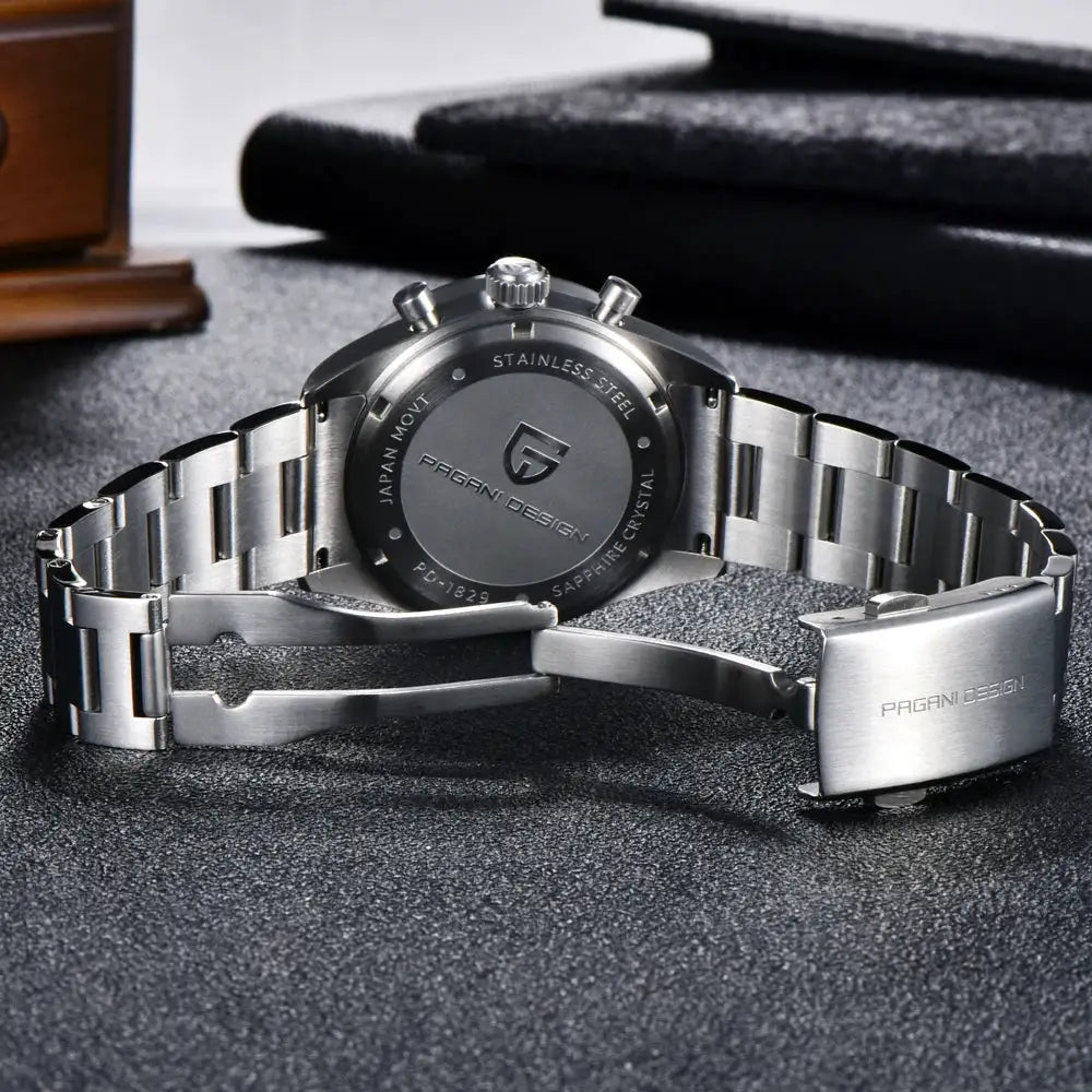 2026 New PAGANI DESIGN Men's Quartz Watches Man Top Brand Luxury Quartz Watch AR Sapphire Mirror Waterproof Mans Luminous Business Stainless Steel Clock