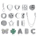 Sterling Silver Charm Flat Clip