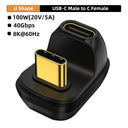 Type C Adapter With 90 Degree Angled Design