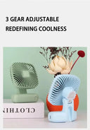 Desk Fan for Office Use Keeps Cool Air