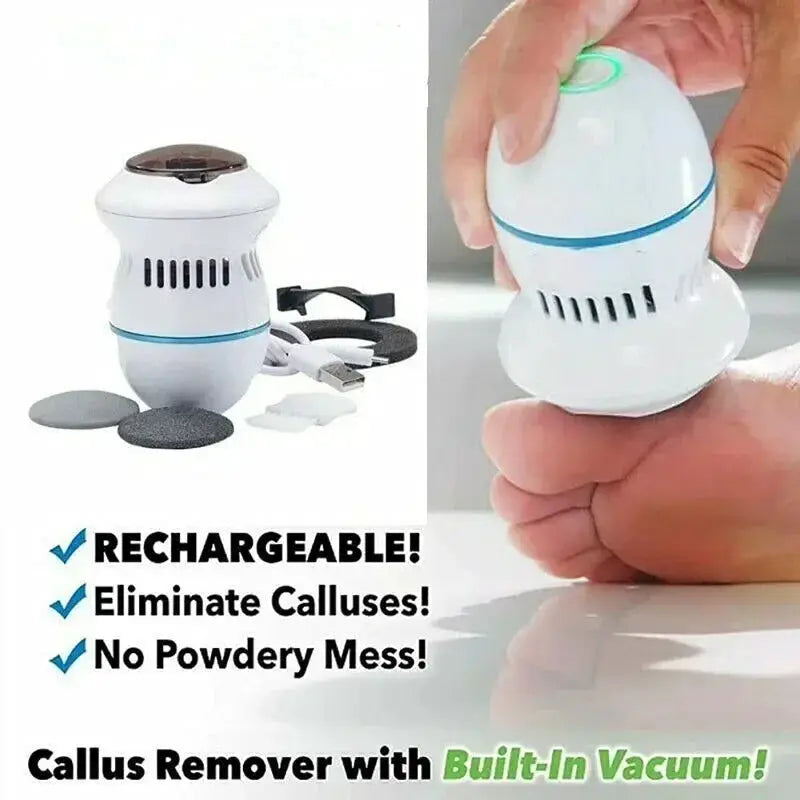 Rechargeable Electric Foot File For Pedicure And Skin Care