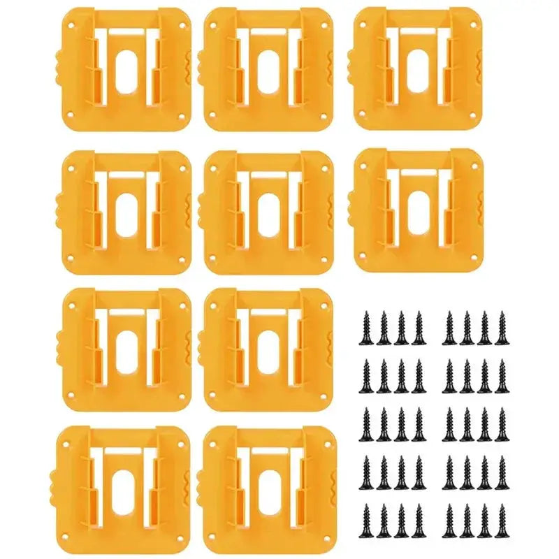 2 5 10 Pack Battery Holder Storage Rack For 18V 20V Tools