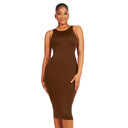 Seamless U Backless Bodysuit Dress for Women Tummy Control