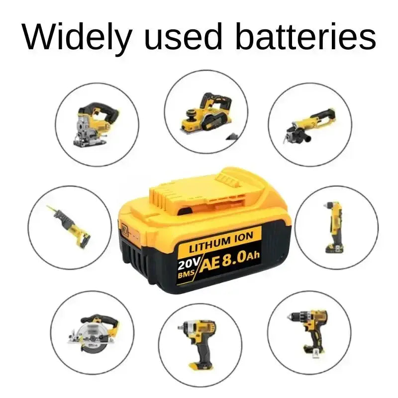 DCB200 20V 12Ah Lithium Battery For Tools Fast Charge