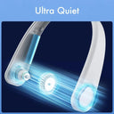 Portable Hands-Free Bladeless Neck Fan for Fast Cooling
