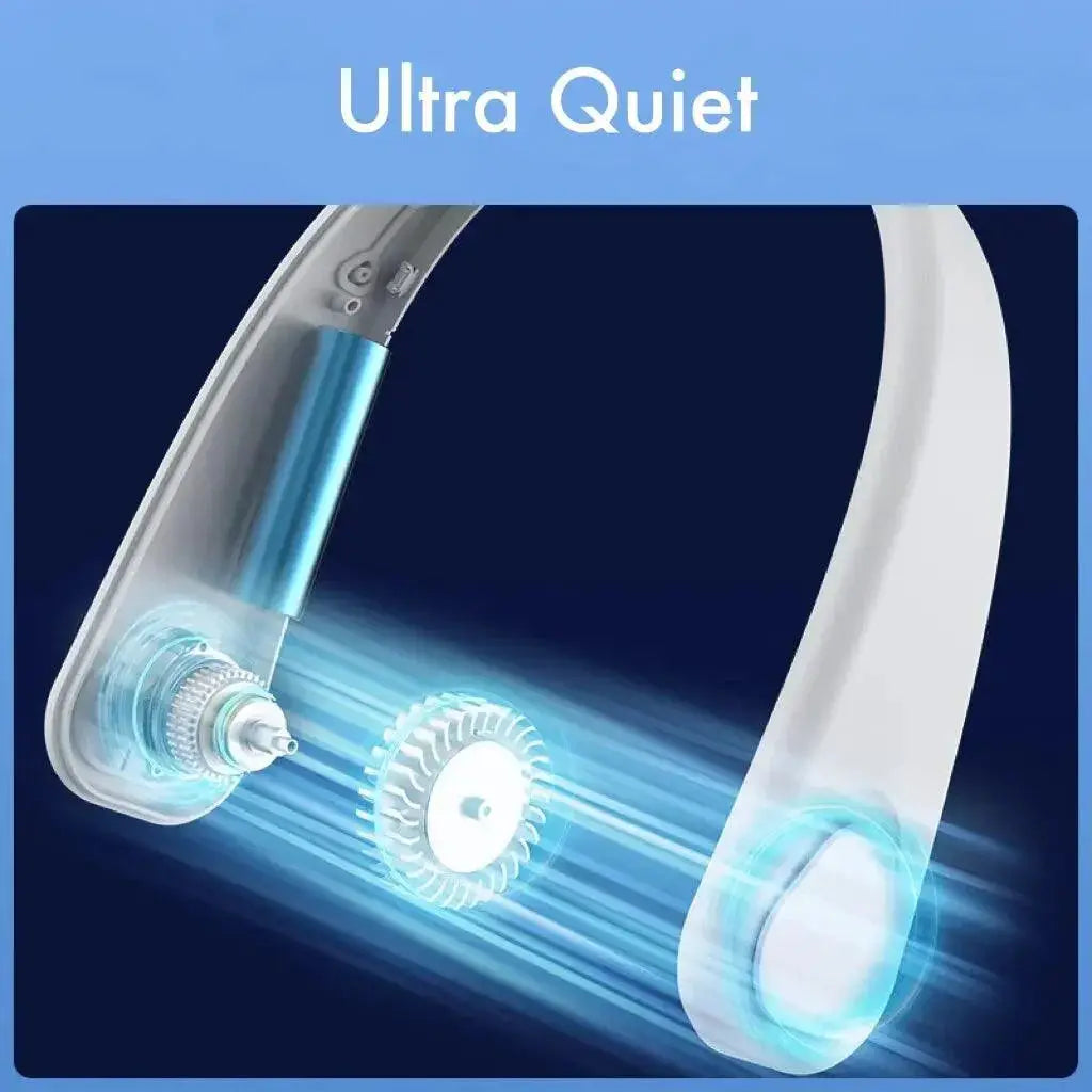Portable Hands Free Bladeless Neck Fan For Fast Cooling