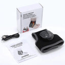 Electric Ankle Heated Vibration Massager 3 Mode 4 Level Hot Compress Timer Massage Support Ankle Brace Fascia Muscle Relax Care