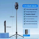 Mobile Phone Tripod Selfie Stick Lightweight Aluminum Alloy Tripod with Flexible Legs 360° Rotation Head for Photography Video R