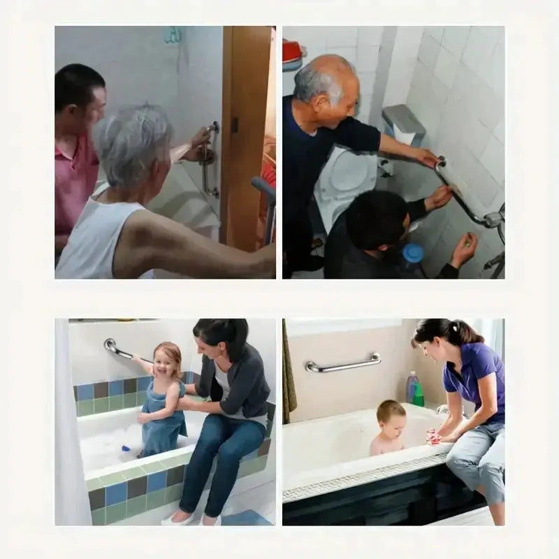 Stainless Steel Grab Bar Bathtub And Shower Safety Rail