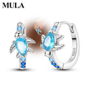 Mula Sterling Silver Turtle Hoop