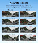 OurLum 3K Dash Cam With GPS Front 3K 1080p AI Voice App
