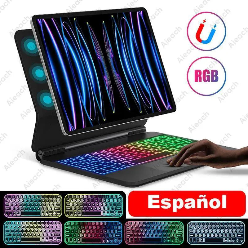 Backlit Keyboard Case for iPad Air Pro — product view 12