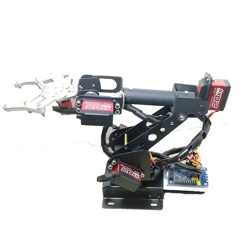 PS2 Control 6 DOF Robotic Arm Gripper Claw For Arduino STEAM DIY Manipulator