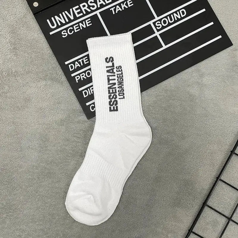 Unisex Lettered High Socks Set for Everyday Comfort Style