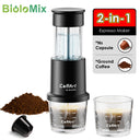 BioloMix In Manual Espresso Coffee Machine Hot/Cold Portable