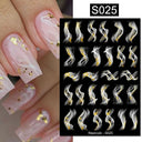 Succulent Blossom Nail Art Decals Blooming 3D Beauty Kit