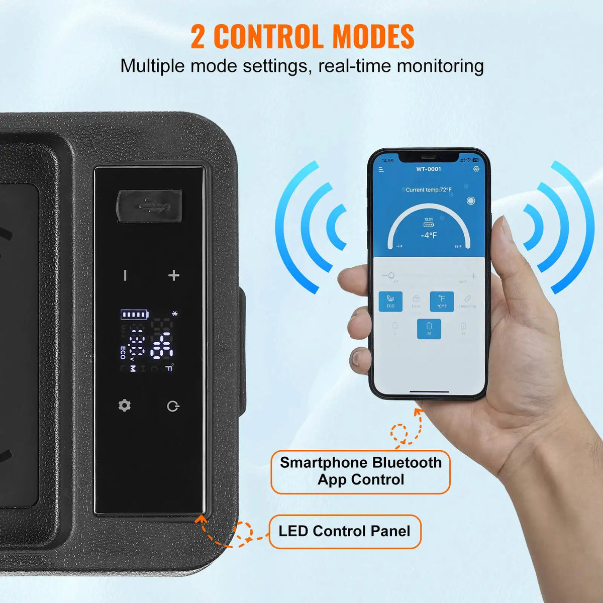 SucceBuy Car RefrigeratorCar Armrest Refrigerator Fridge Single — product view 4