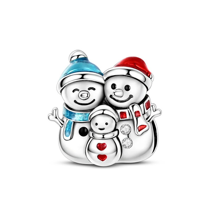 Merry Christmas Charm Bead Sterling