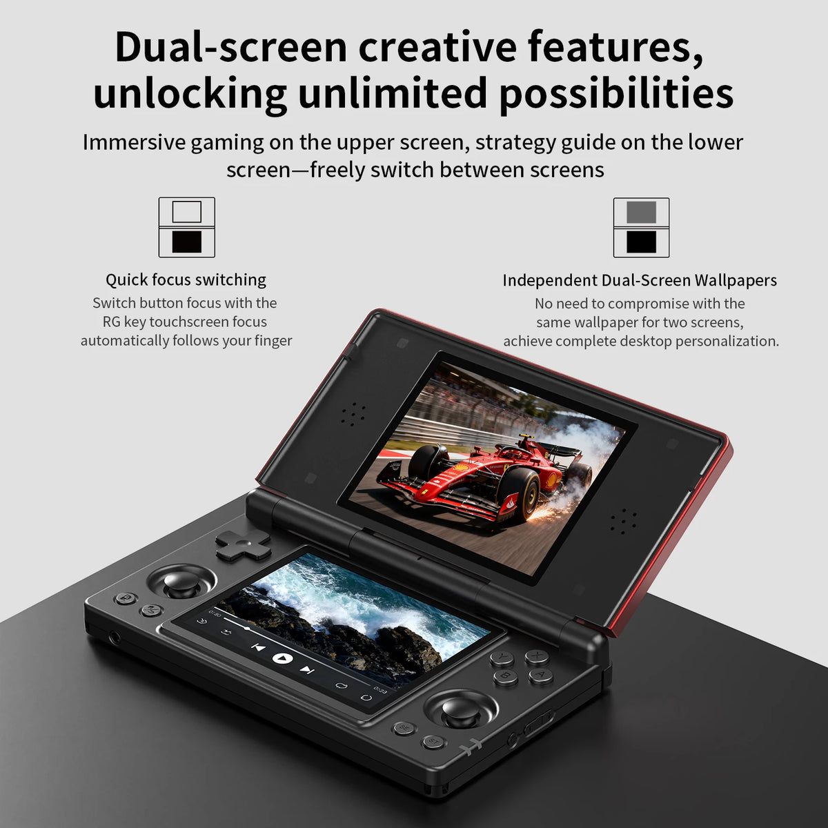 Anbernic RG DS Dual ” IPS Screen Video Game Console — product view 7