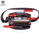 Bullcaptain Casual Mens Shoulder Bags High Quality Leather