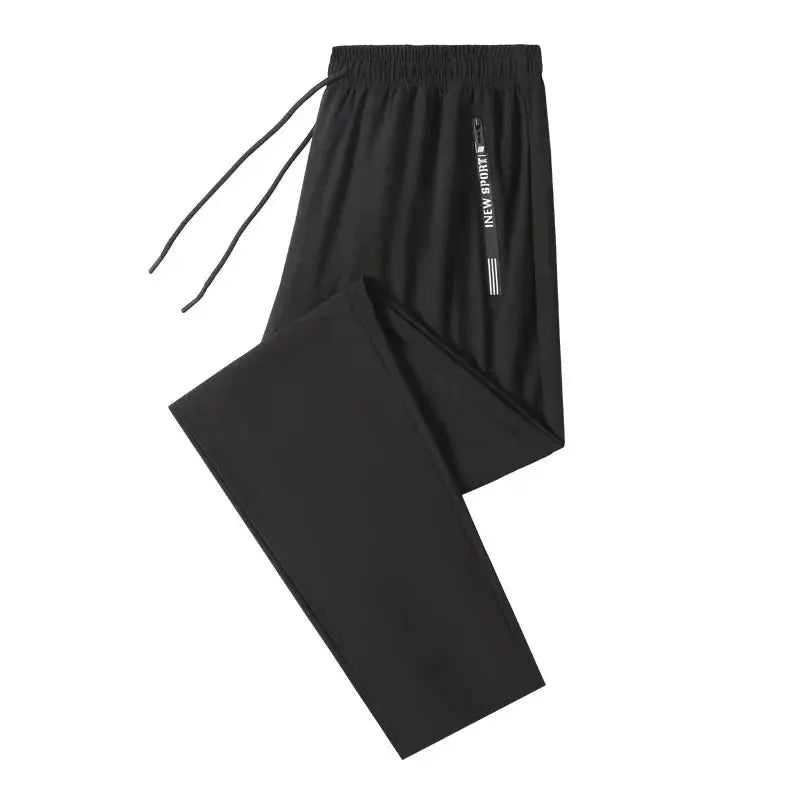 Ice Silk Mens Summer Sports Quick Dry Casual Pants