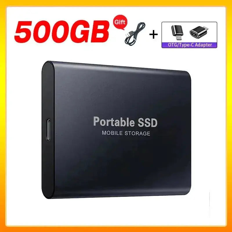 High Speed Portable SSD for Laptop Mac Fast Transfer