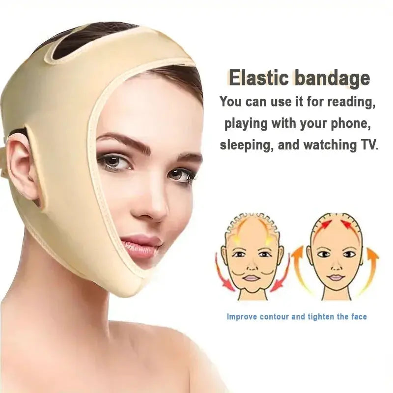 Elastic Face Slimming Bandage V Line Face Shaper Beauty - OurLum.com