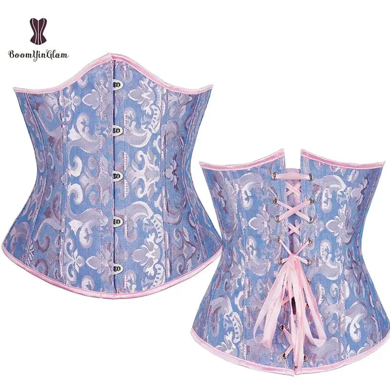Jacquard Waist Shaper Bodysuit for Women Comfort Corset