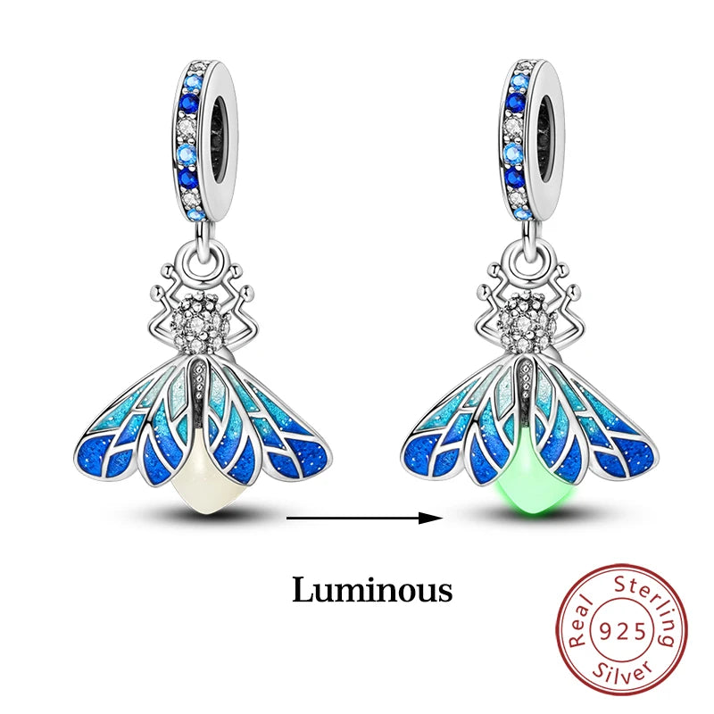 Sterling Silver Glow Dark Firefly