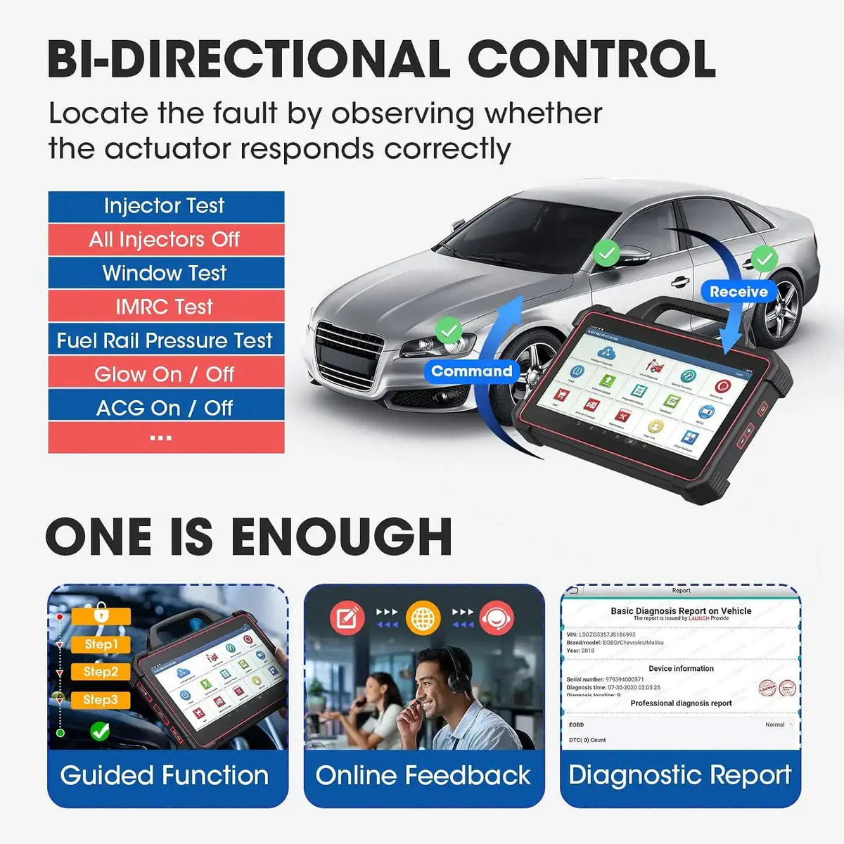 LAUNCH X431PADVIIELITE Car Diagnostic Tools J2534 Online Programming OBD2 Smartlink Automotive Scanner Auto Diagnost OBD 2 Years Free Update Professional OE-Level