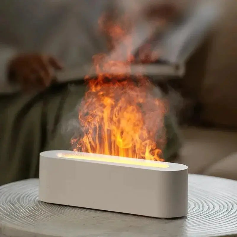 RGB Flame Aroma Diffuser Humidifier For Serene Vibes
