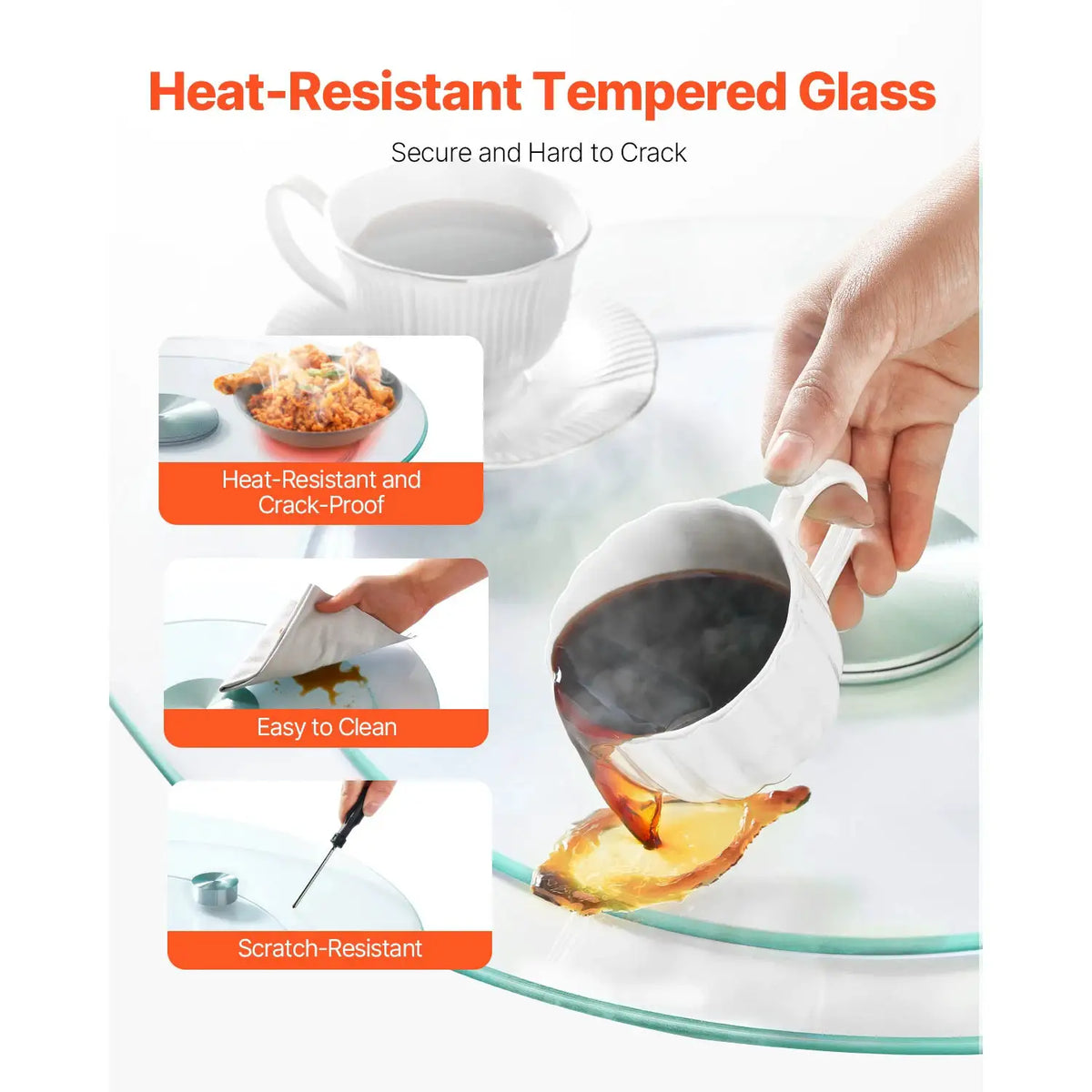Smooth Spin Glass Lazy Susan Tray — product image 4
