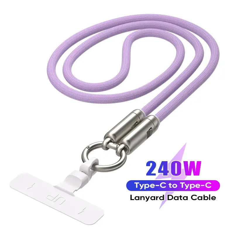 Braided Cable - Zinc Keychain — product view 10