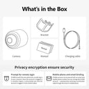 Compact Indoor Security Camera for Homes