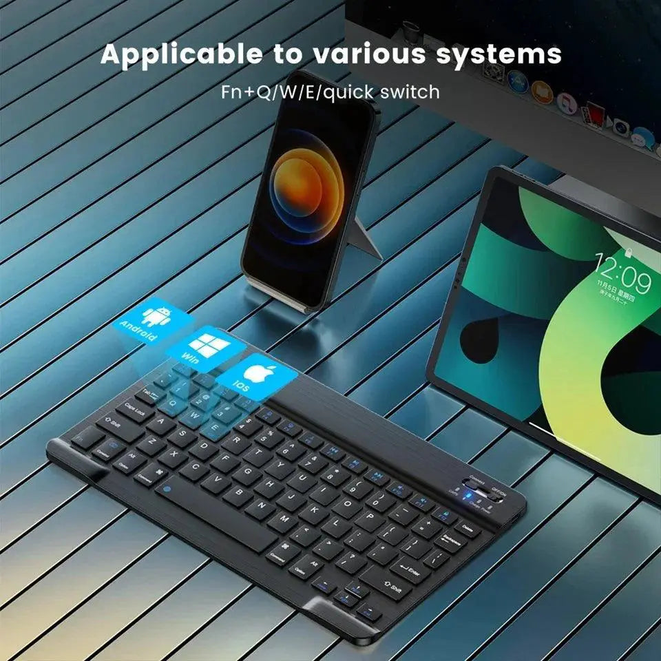Multilingual Bluetooth Keyboard With Long Battery Life