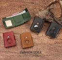 Anti-Scan Magnet Credit Card Holder Wallet Genuine Leather