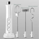 3 In 1 Electric Milk Frother Rechargeable Handheld Mixer