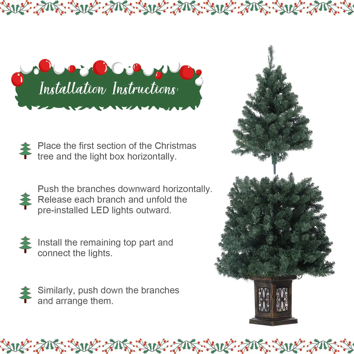 Artificial Holiday Ornament