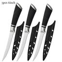 Professional Japanese Sashimi And Meat Cleaver Knife 14.7cm