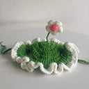 Cute Flower Cat Hat for Pet Cosplay