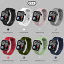 Kids LED Sports Watch - Waterproof Silicone Band Timepiece