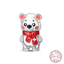 Red Series Charm Beads Sterling