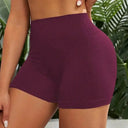 Women Yoga Shorts High Waist Seamless Comfort