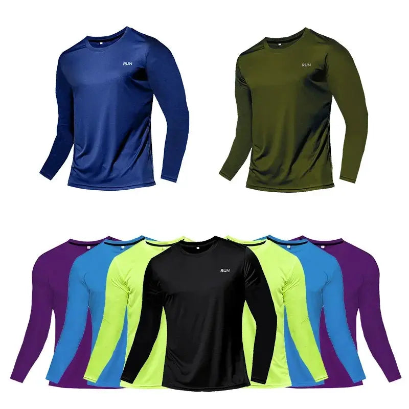Moisture-Wicking Long Sleeve Tee for Gym — product view 8