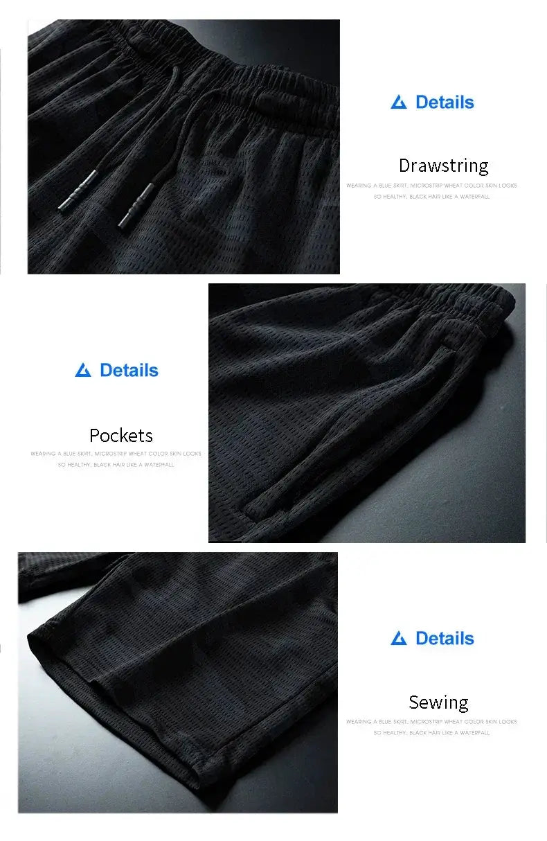 Running Shorts for Plus Size Men Comfort — product view 20