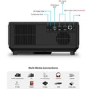 Auto Focus Video Projector for Home Use