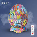 Dino Egg Galaxy LED Nebula Projector for Relaxation Sleep