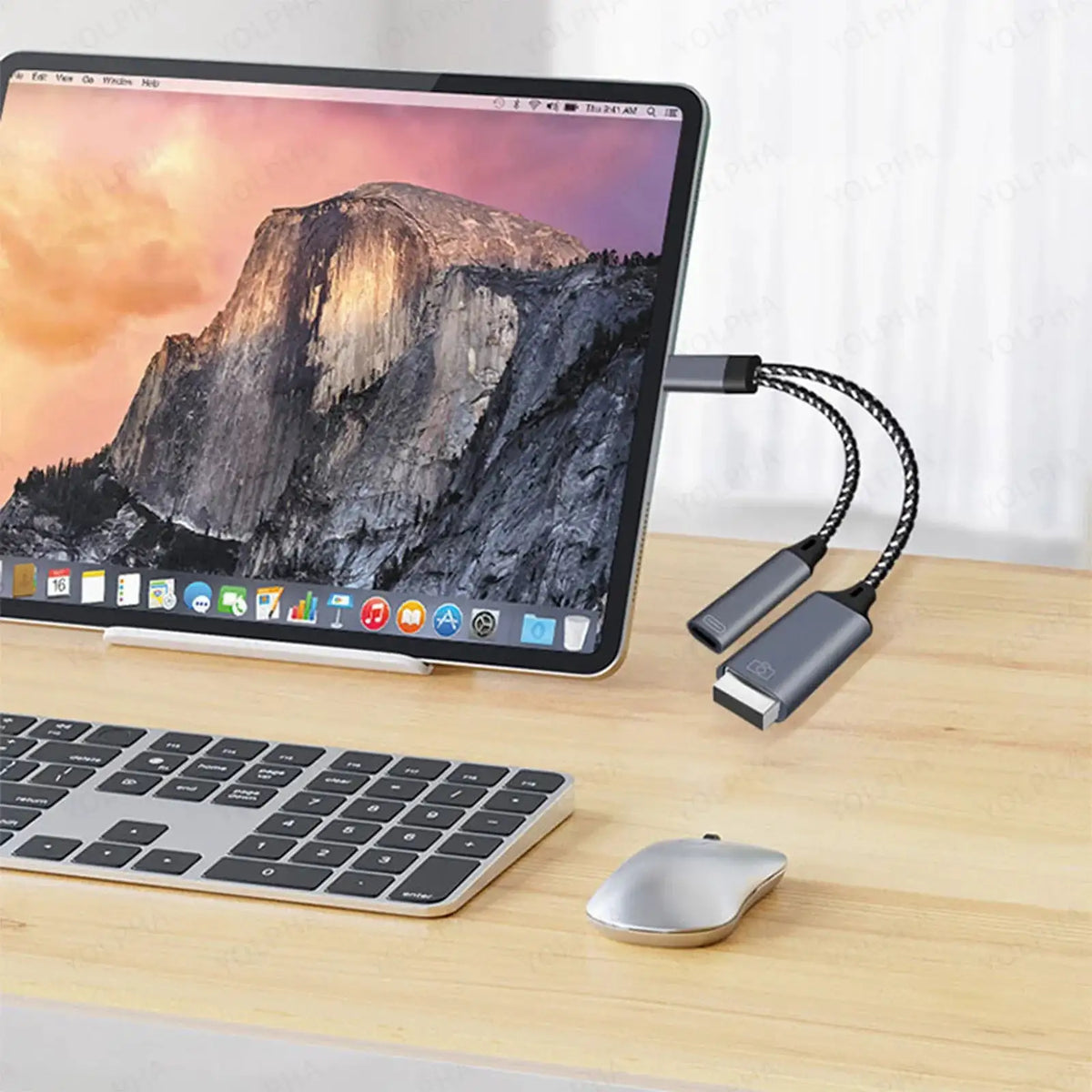 USB C OTG Cable Phone Adapter 2 in 1 Type C to USB A Adapter with PD Charging Port for Samsung Huawei Xiaomi Phone Laptop Tablet