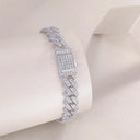 Elegant Moissanite Silver Chain Jewelry